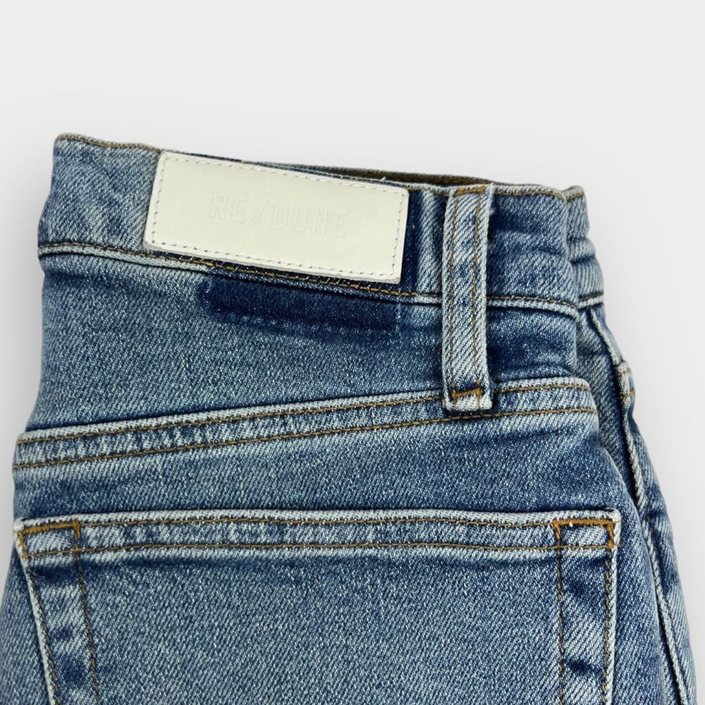 RE/DONE 90s High-Rise Ankle Crop in Medium Worn 31 Size 26 - Picture 4 of 10